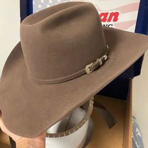 American Hat Company Pecan Felt size 7 3/8 10X